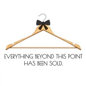 Everything beyond is post is SOLD!